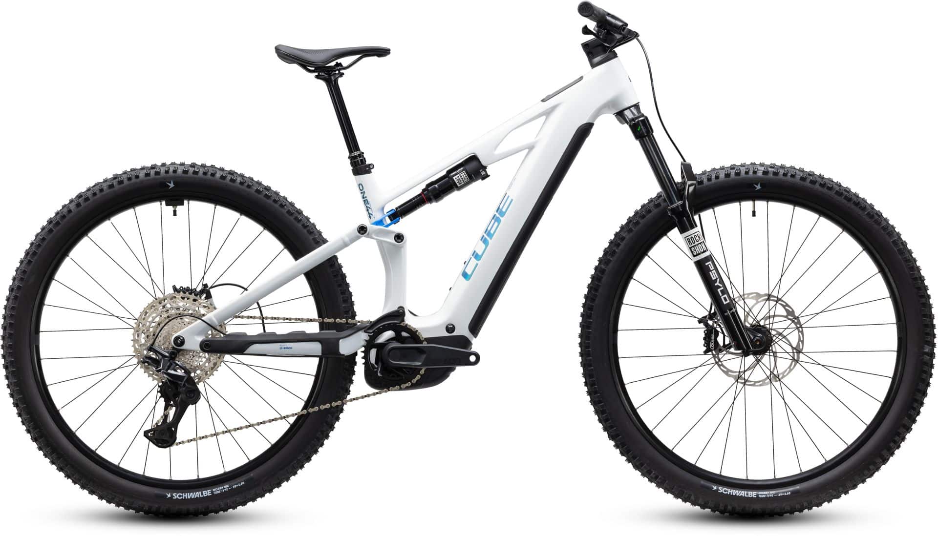 Cube Stereo Hybrid ONE44 HPC Pro 800 metallicwhite´n´blue