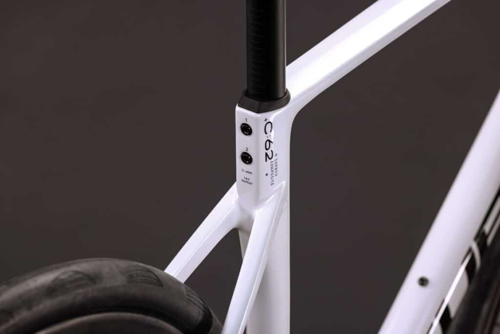 Cube Attain C:62 SLX metallicwhite´n´black